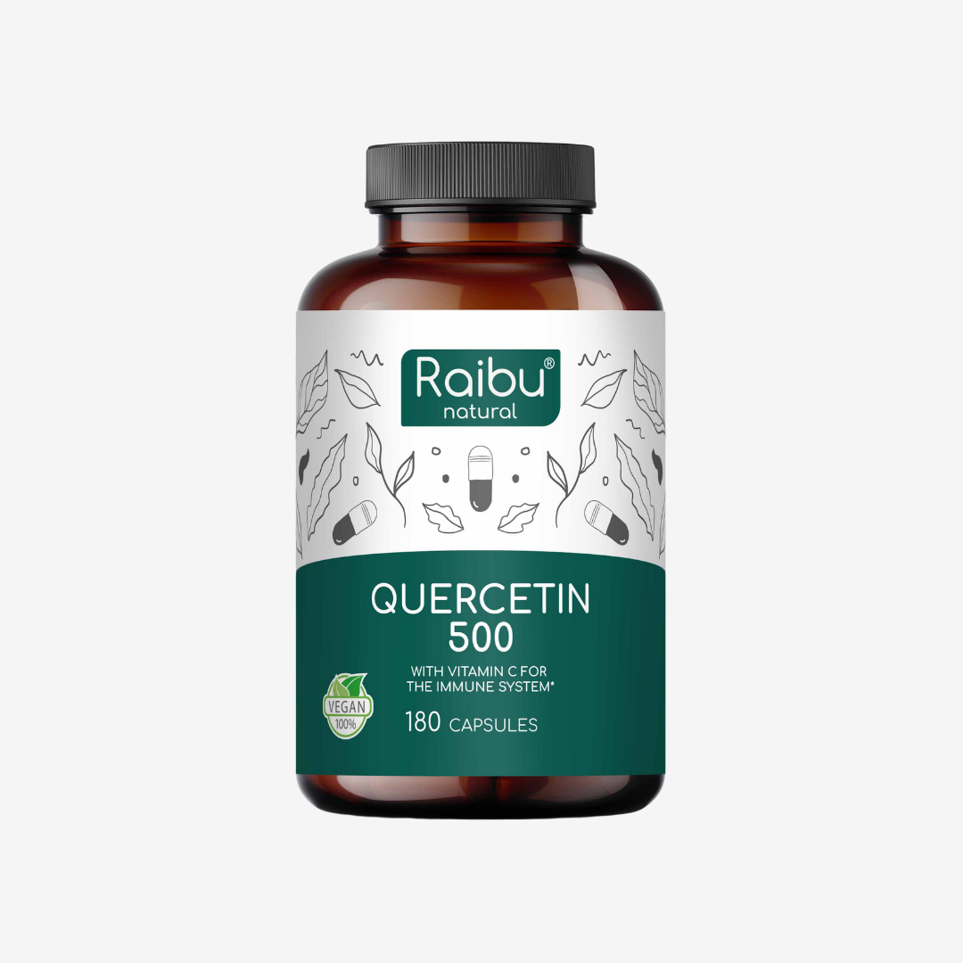 Quercétine 500 mg avec vitamine C | 180 Cap.