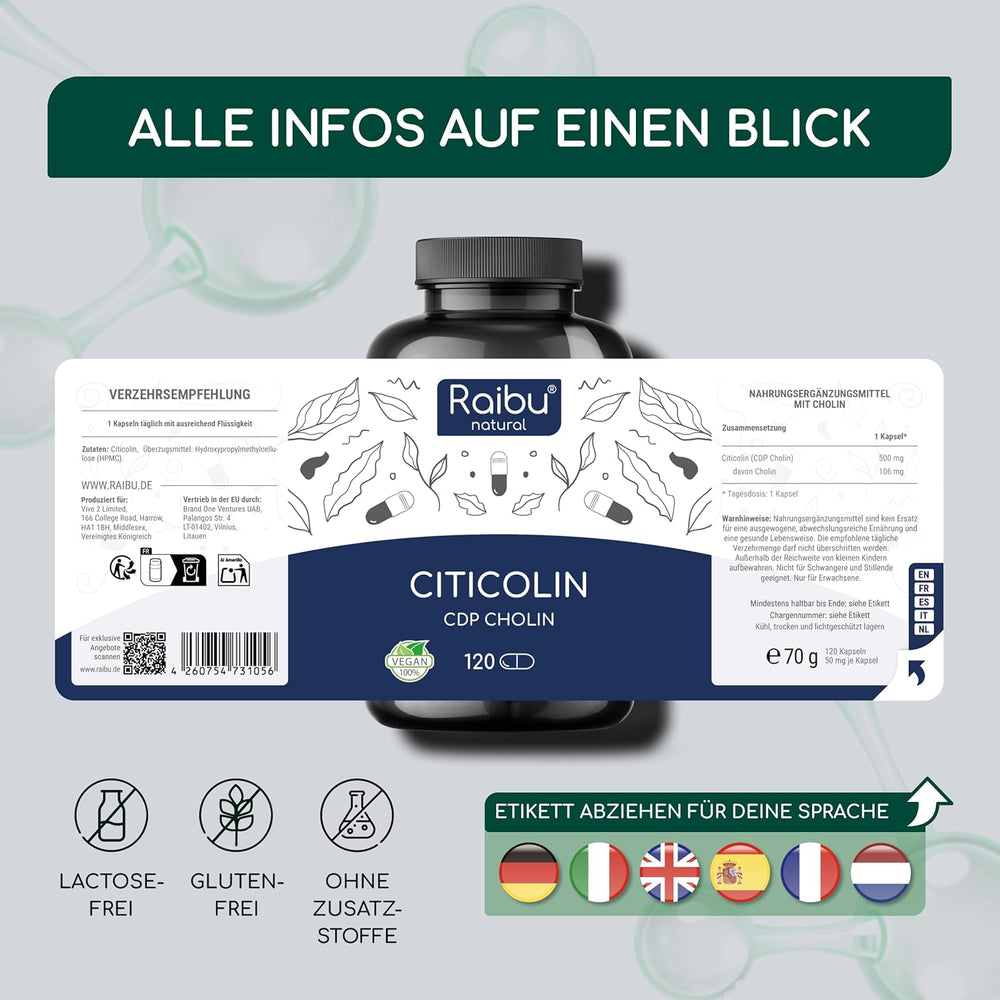 Cholin | 120 capsules (eu)