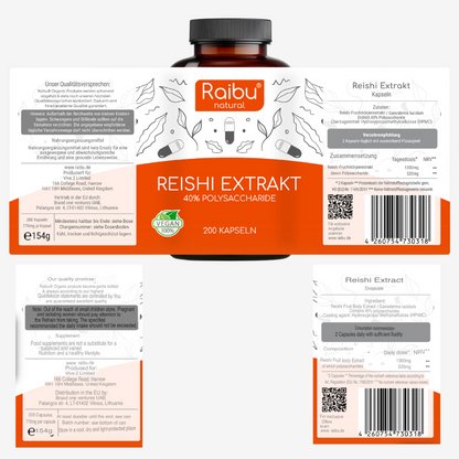 Reishi (dosis alta) | 200 Cap.