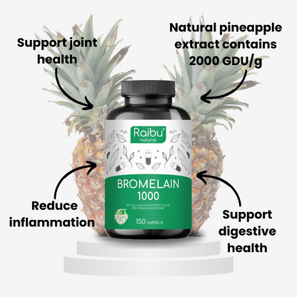 Bromelain (high dose) 1000 mg I 150 Cap. it