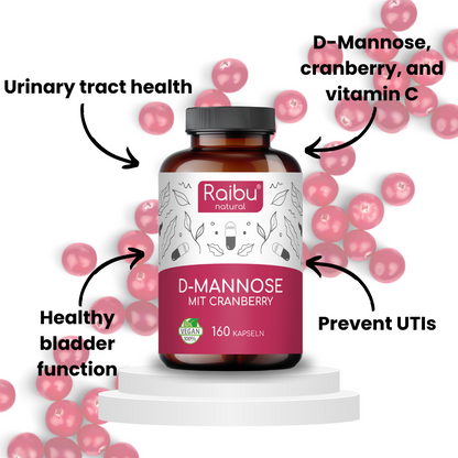 D-Mannose with cranberry | 160 Cap.