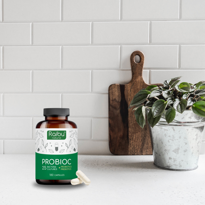 Probiotique - 25 souches bactériennes avec inuline | 180 Cap.