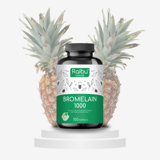 Bromélaïne (dose élevée) 1000 mg I 150 Cap.