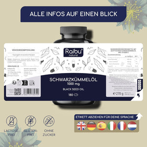 Black Seed Oil | 180 Cap (eu)