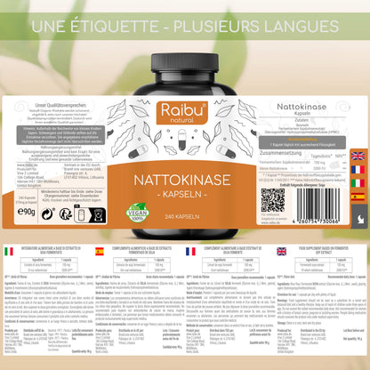 Nattokinase | 240 gélules