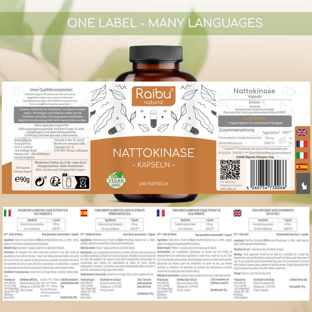 Nattokinase | 240 Cap (uk)