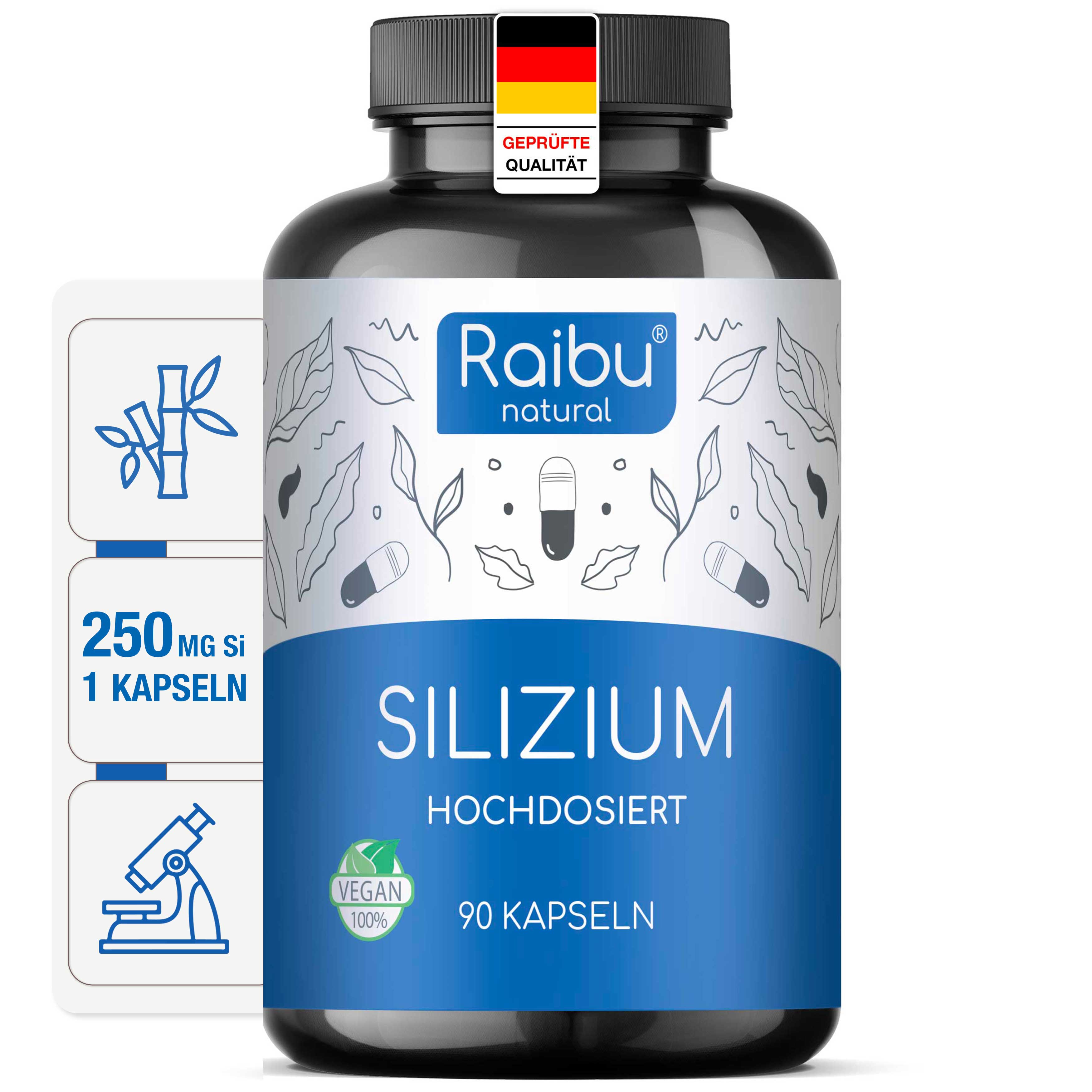 Silicon - high dose (500mg) | 90 capsules (eu)