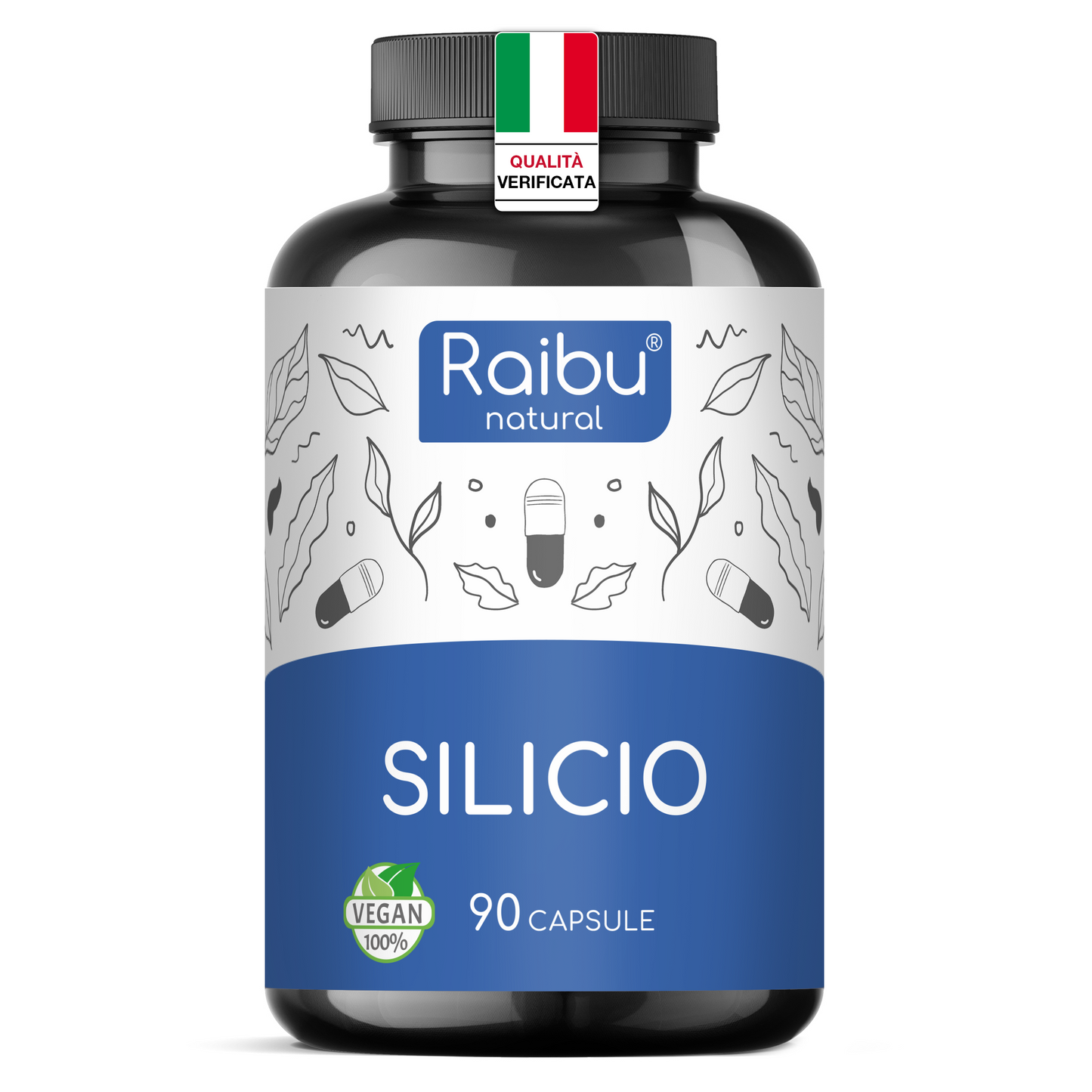 Silicium - haute dose (500 mg) | 90 Cap.