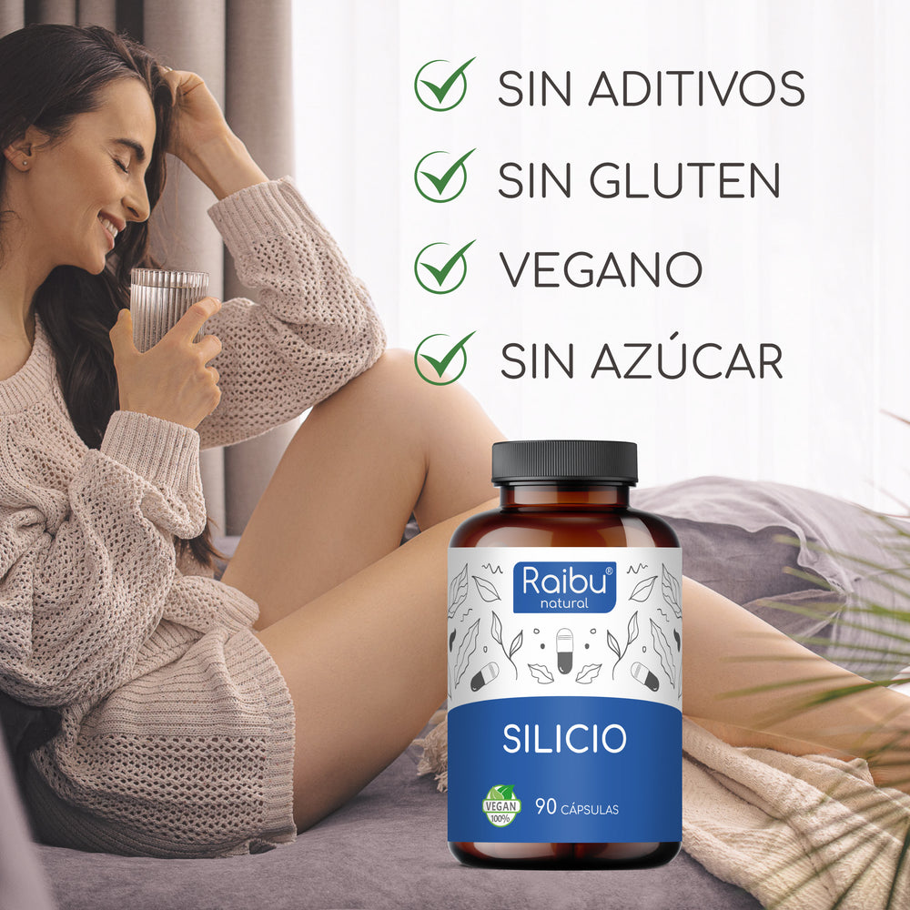 Silicio - dosis alta (500 mg) | 90 cápsulas