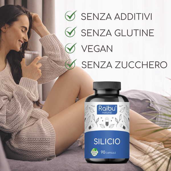 Silicio - dosaggio elevato (500 mg) | 90 Cap.