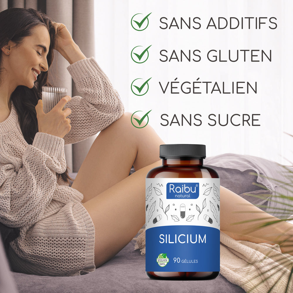 Silicio - dosis alta (500 mg) | 90 cápsulas (fr)