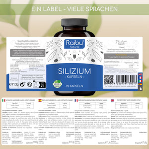 Silicio - alto dosaggio (500 mg) | 90 Cap (eu)