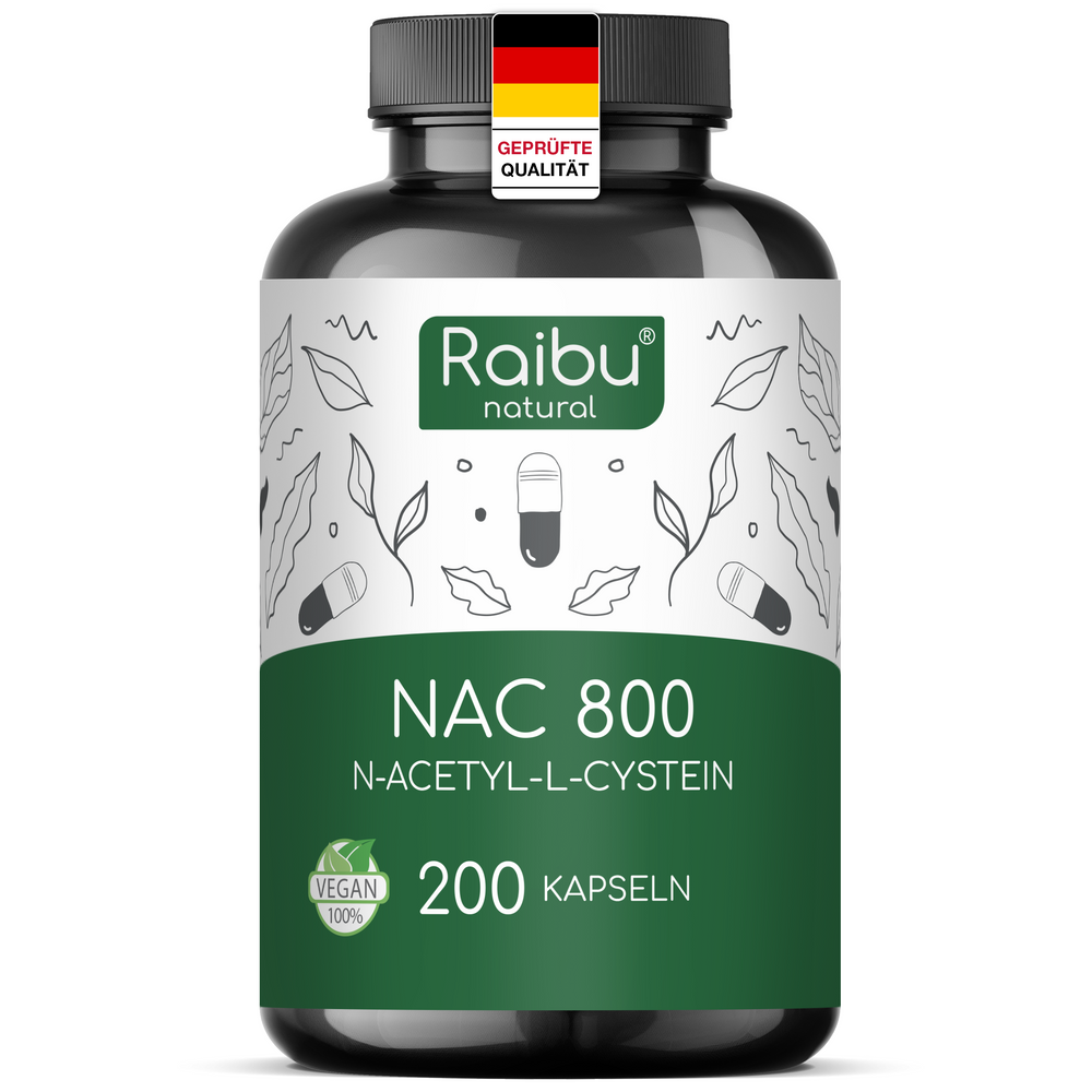 NAC (N-Acetyl-Cystein) 800 | 200 Cap (eu)