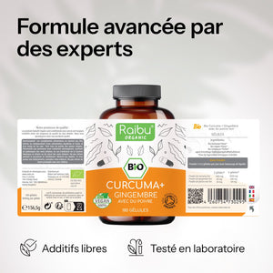 Curcuma, zenzero con pepe nero | 180 Cap.