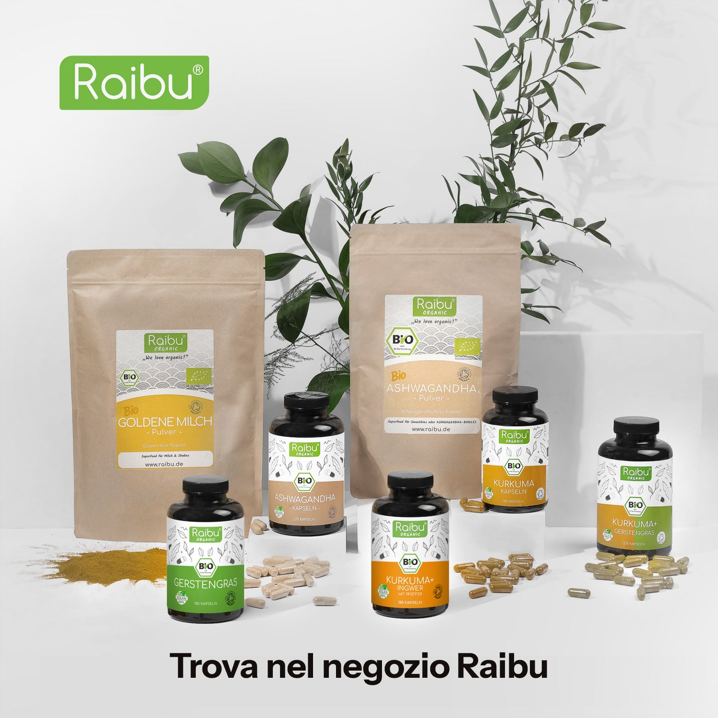 Curcuma, zenzero con pepe nero | 180 Cap.