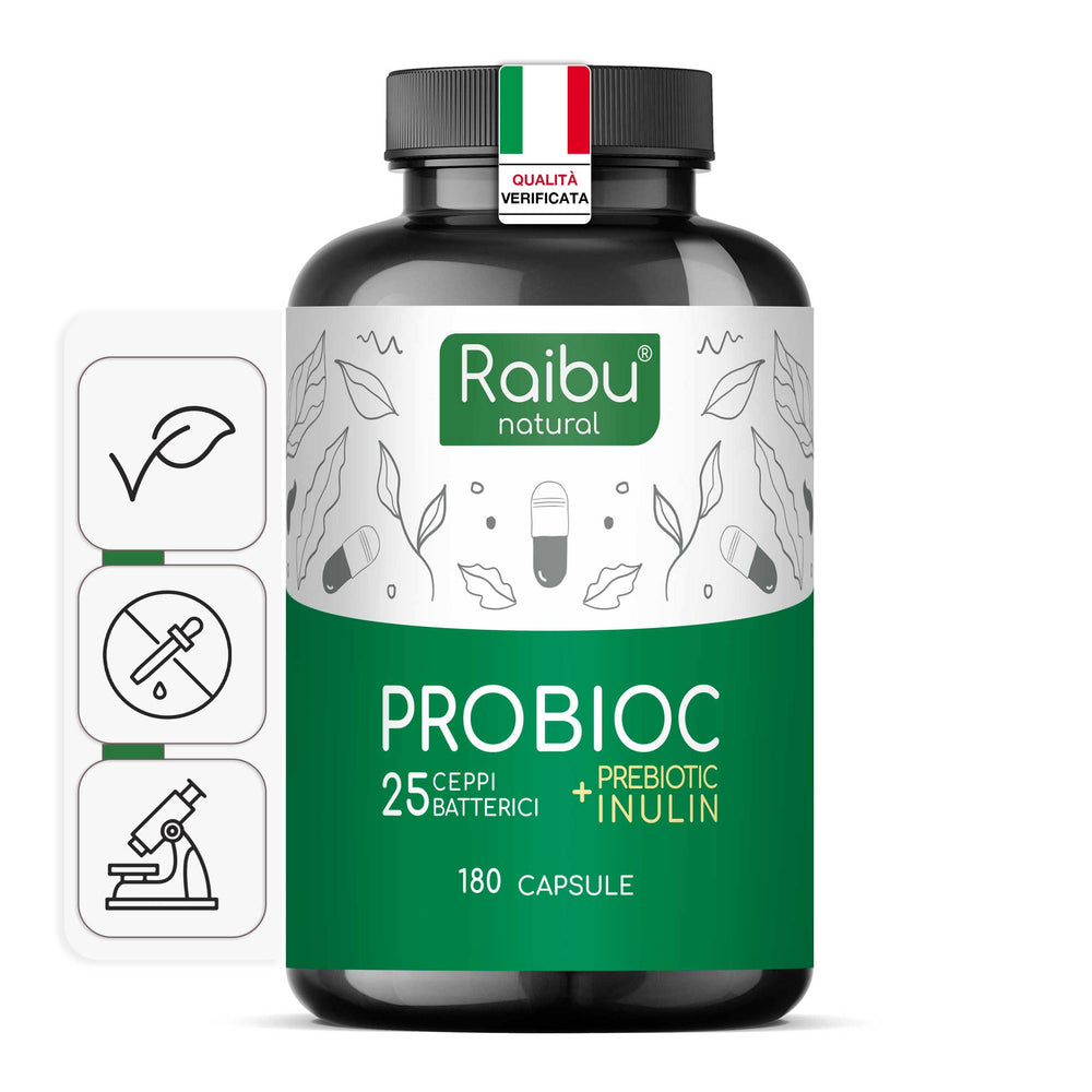 Probiotic - 25 bacterial strains with inulin | 180 Cap (it)