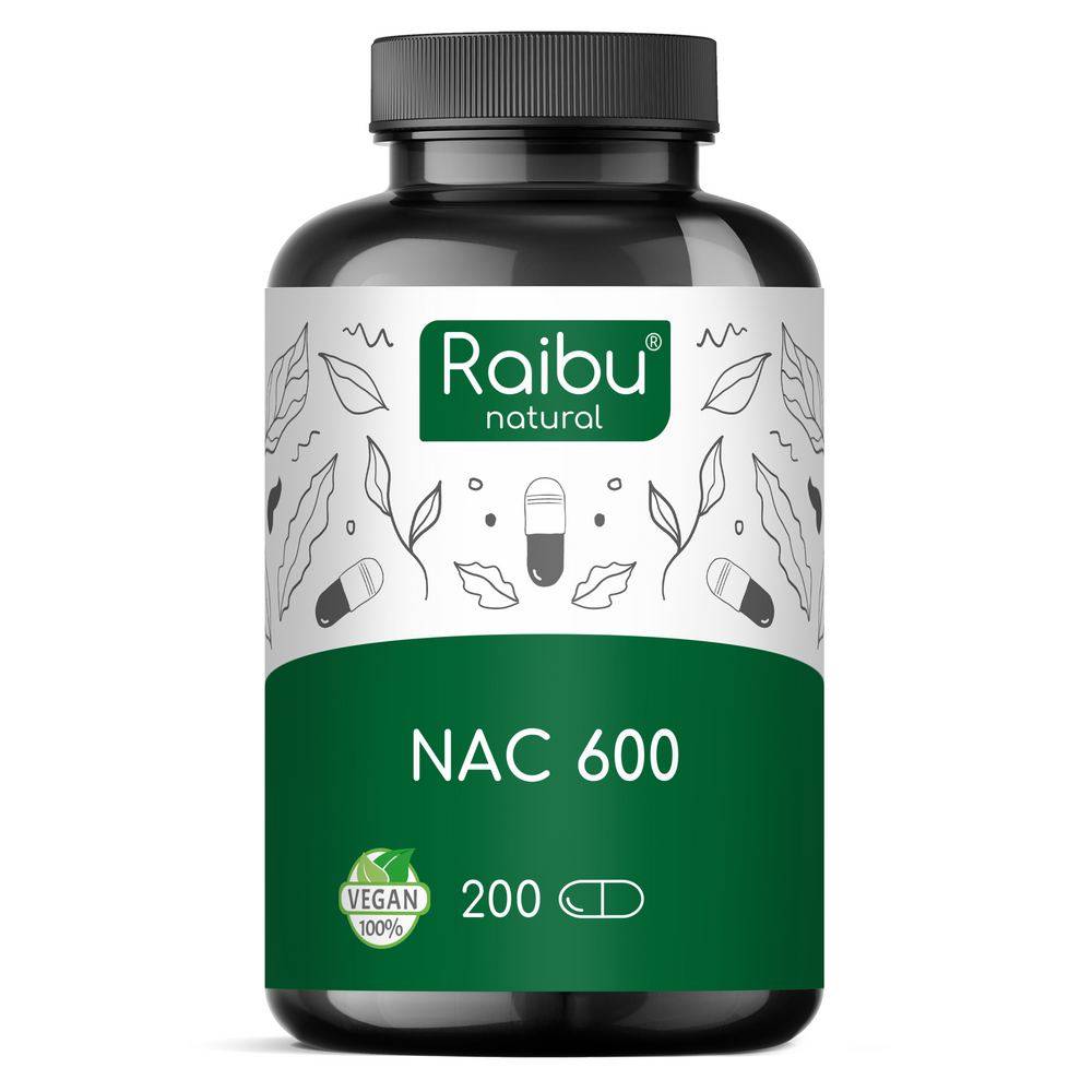 NAC (N-acetil-cisteína) 600 | 200 cápsulas (it)