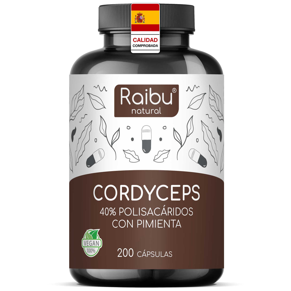 Cordyceps (dosis alta) | 200 cápsulas
