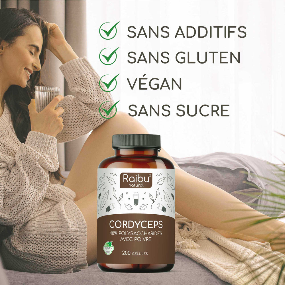 Cordyceps (dosis alta) | 200 cápsulas (fr)