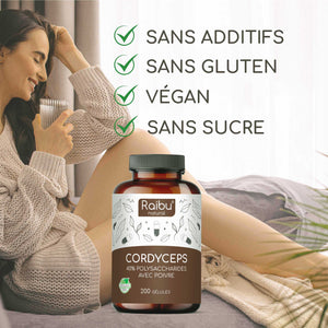 Cordyceps (high dose) | 200 Cap (fr)