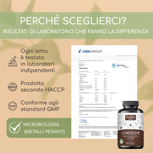 Cordyceps (dose elevata) |200 cap.