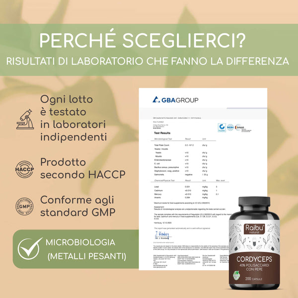 Cordyceps (dose elevata) |200 cap.