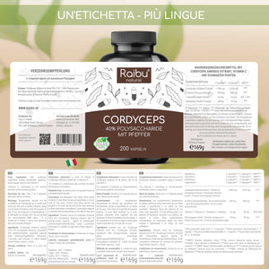 Cordyceps (dose elevata) |200 cap.
