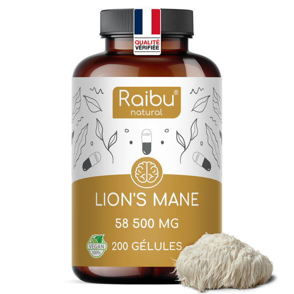 Crinière de lion (forte dose) | 200 capsules (fr)