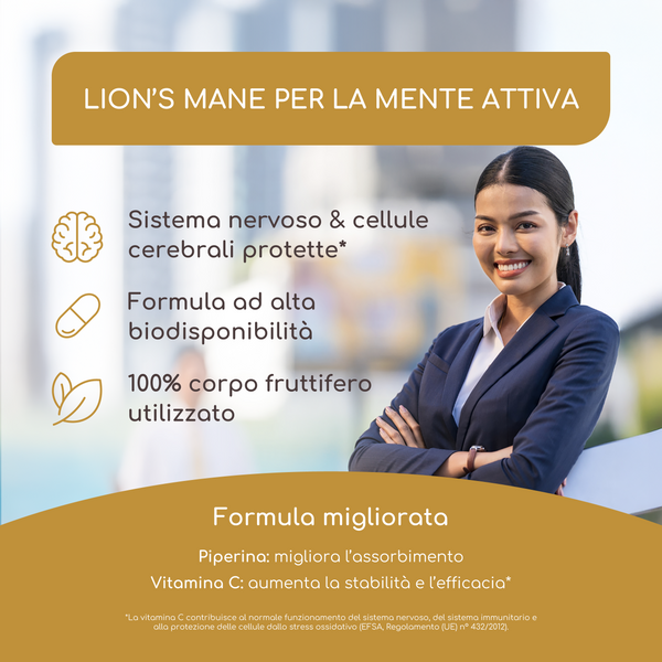 Lions Mane (dose elevata) | 200 Cap (it)
