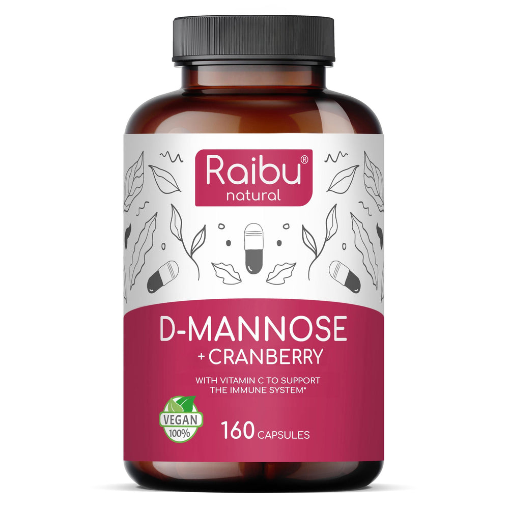 D-Manosa con arándano rojo | 160 cápsulas (eu)