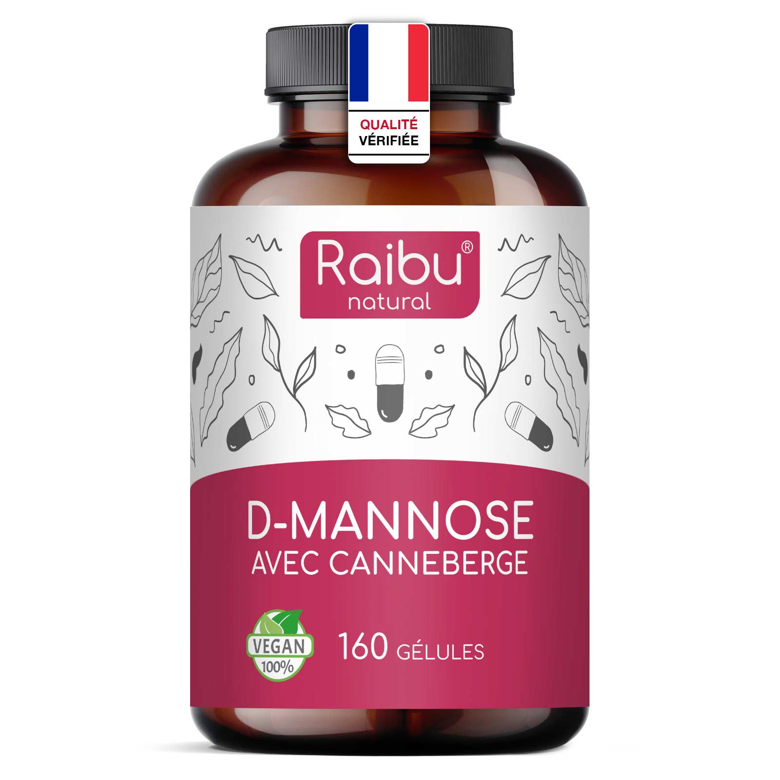 D-Mannose à la canneberge | 160 gélules