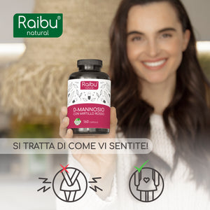 D-Mannosio con mirtillo rosso | 160 Cap. 