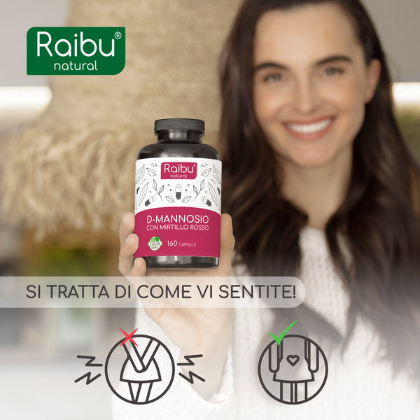 D-Mannosio con mirtillo rosso | 160 Cap. 