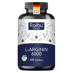 L-Arginin - 6000mg | 365 Cap (eu)