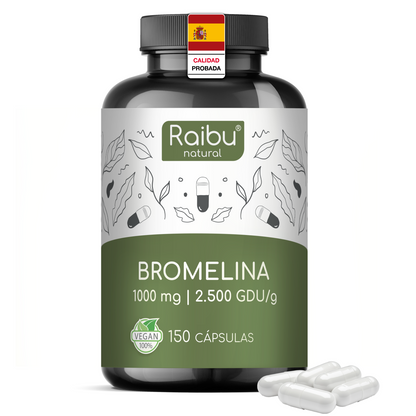 Bromelina (dosis alta) 1000 mg I 150 Cápsulas (e)