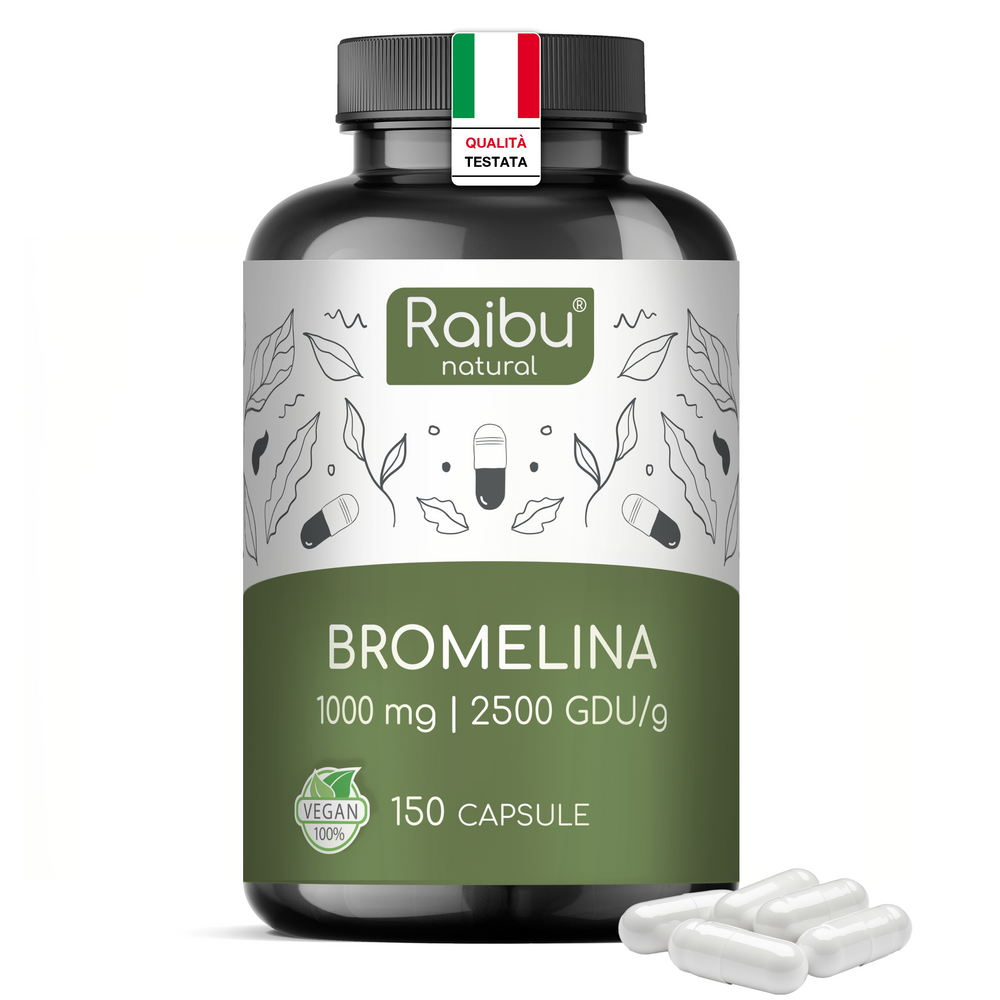 Bromelina (dosis alta) 1000 mg I 150 Cápsulas (it)