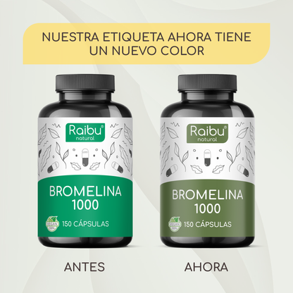 Bromelina (dosis alta) 1000 mg I 150 Cápsulas (e)