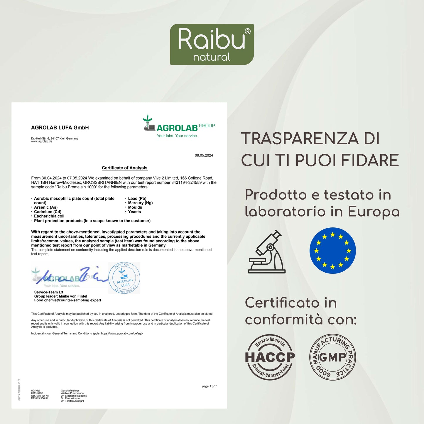 Bromelina (dosis alta) 1000 mg I 150 Cápsulas (e)