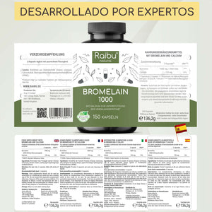 Bromelina (dose elevata) 1000 mg I 150 cap.