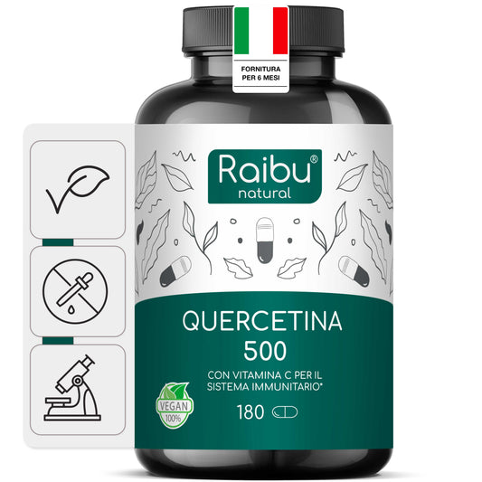 Quercetin 500mg with Vitamin C | 180 Cap.