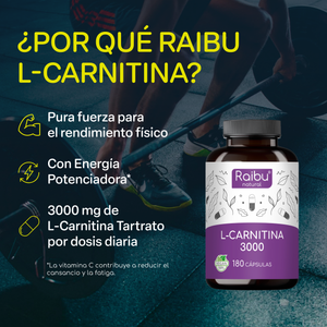 L-Carnitine 3000 | 180 Cap (es)