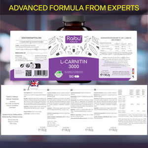 L-Carnitina 3000 | 180 Cap (UE)