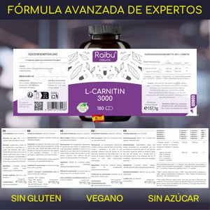 L-Carnitina 3000 | 180 tapa(s)