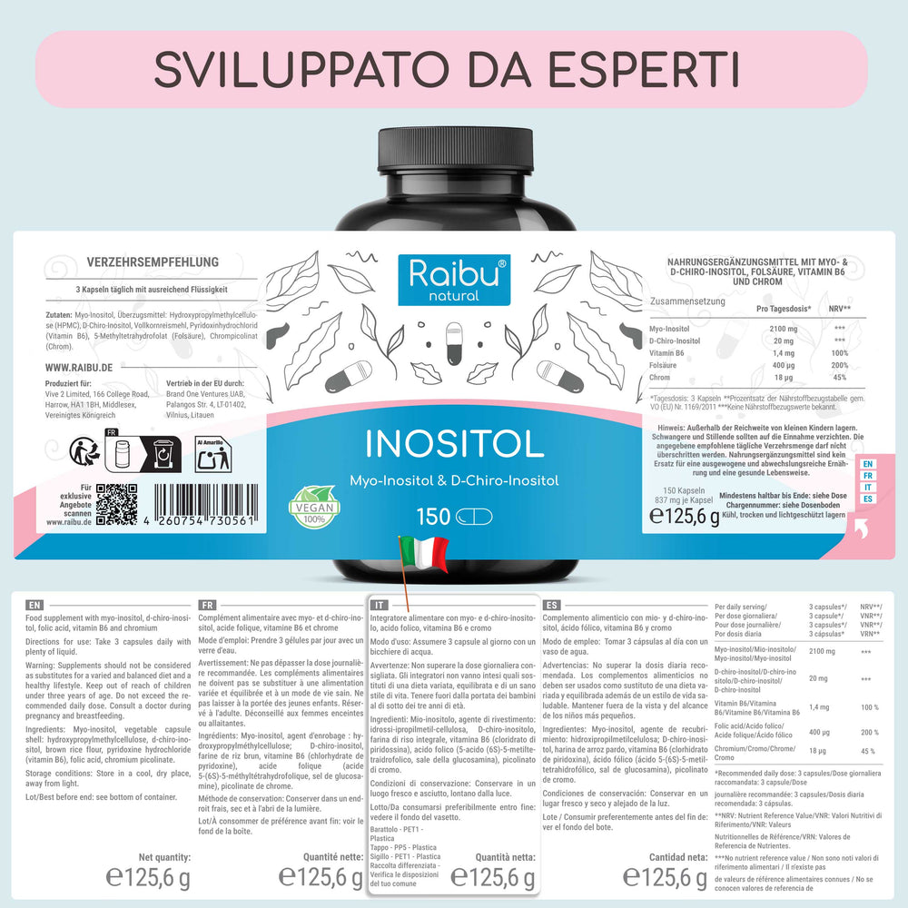 Inositol | 150 cápsulas