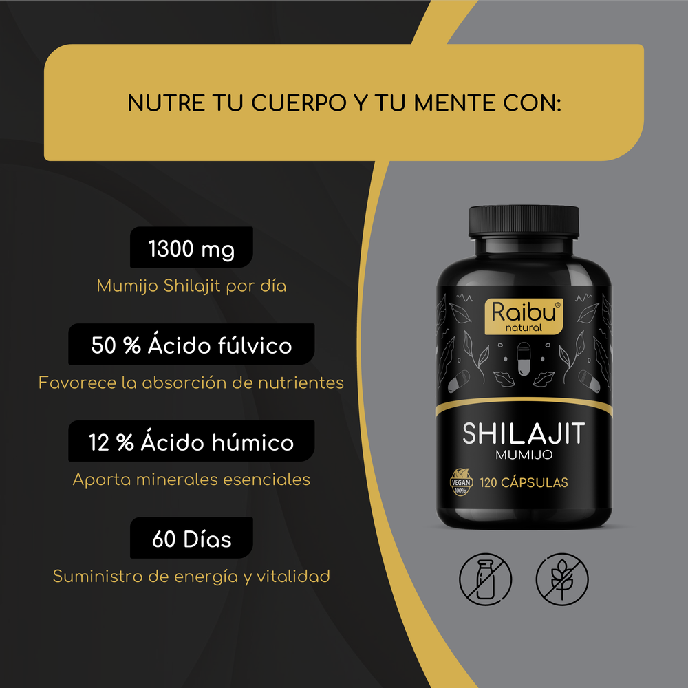 Shilajit | 120 cápsulas