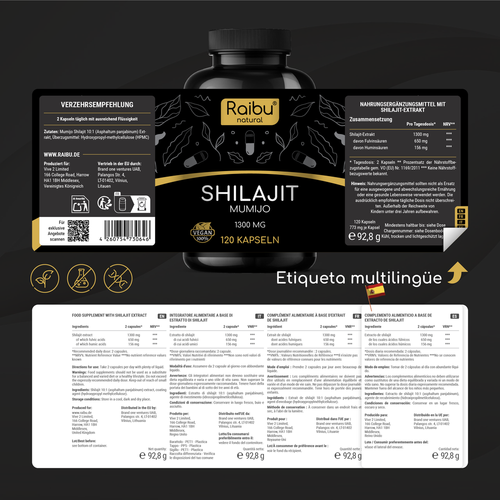 Shilajit | 120 Cap (es)
