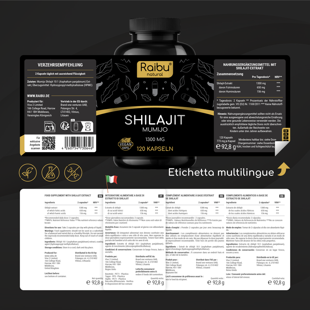 Shilajit | 120 Cap (it)