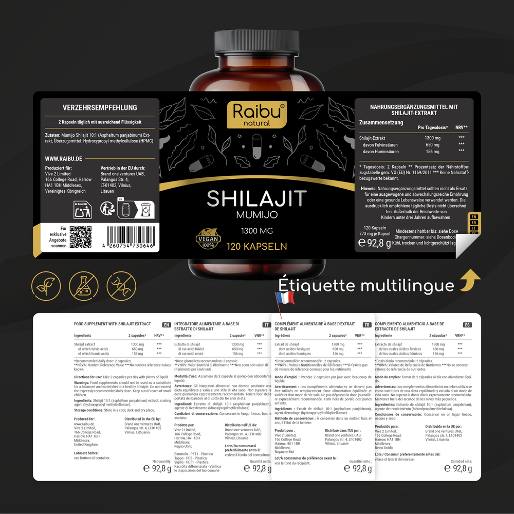 Shilajit | 120 Cap (fr)