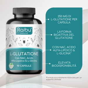 L-Glutatión | 90 cápsulas (it)