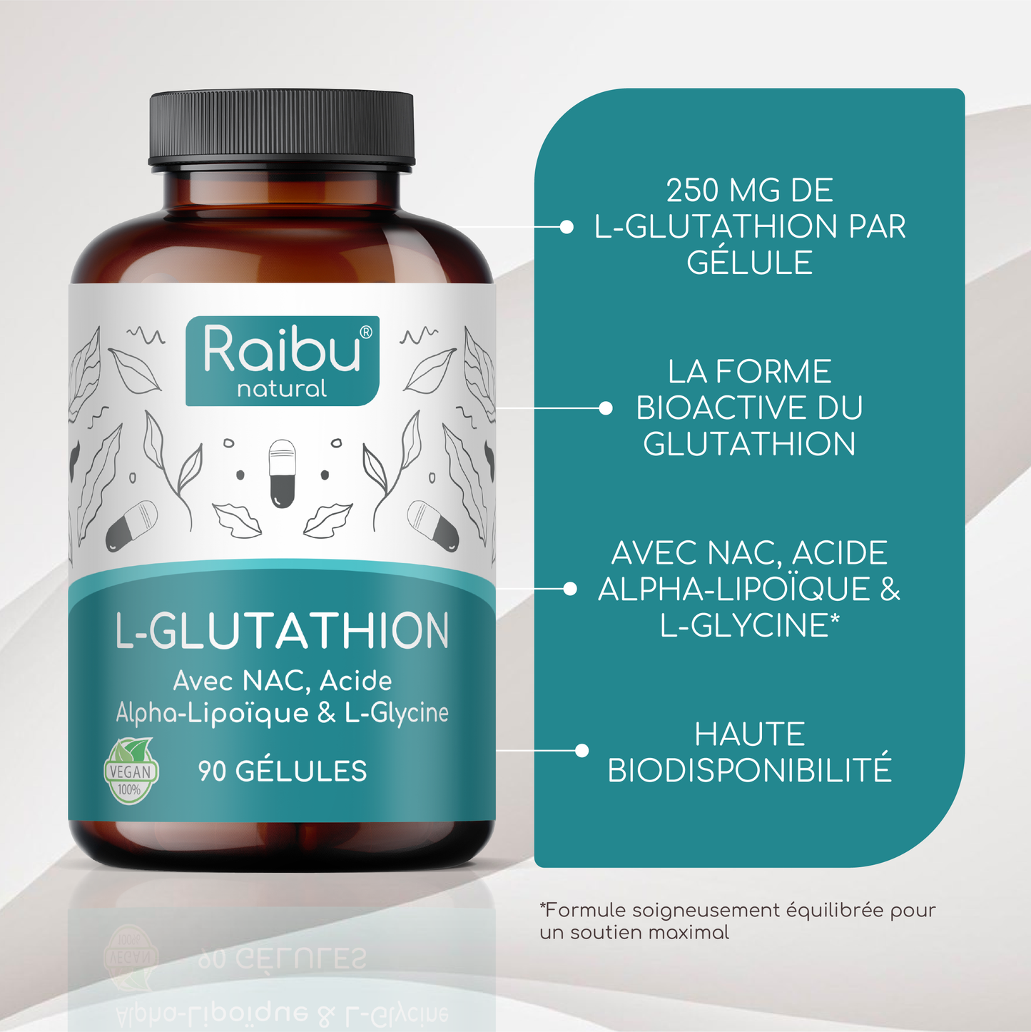 L-Glutathione | 90 Cap (fr)